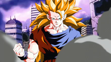 Super Saiyan 3 Goku Anime Dragon Ball Z Kai HD Desktop Wallpaper | Background Image