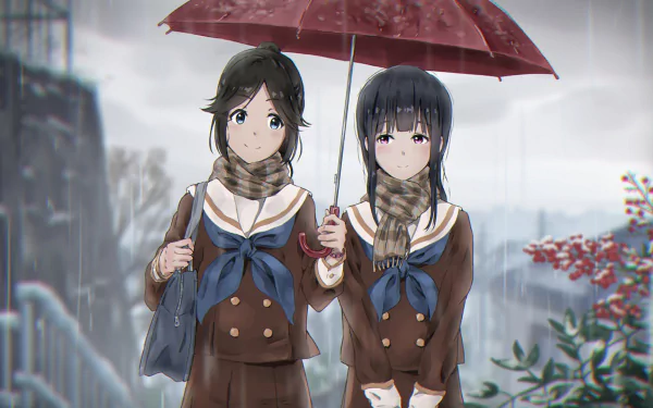 Mizore Yoroizuka Nozomi Kasaki Anime Sound! Euphonium HD Desktop Wallpaper | Background Image