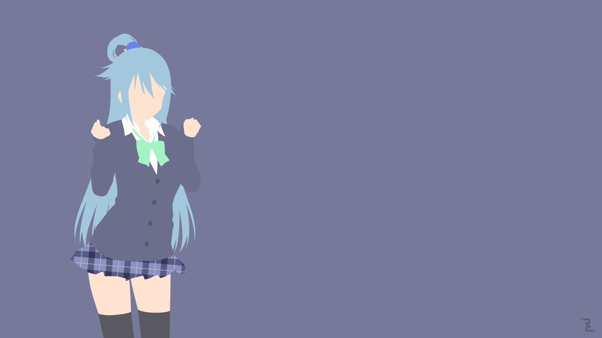 Download Aqua (KonoSuba) Anime KonoSuba - God’s Blessing On This Wonderful World!! 4k Ultra HD Wallpaper by Rendracula