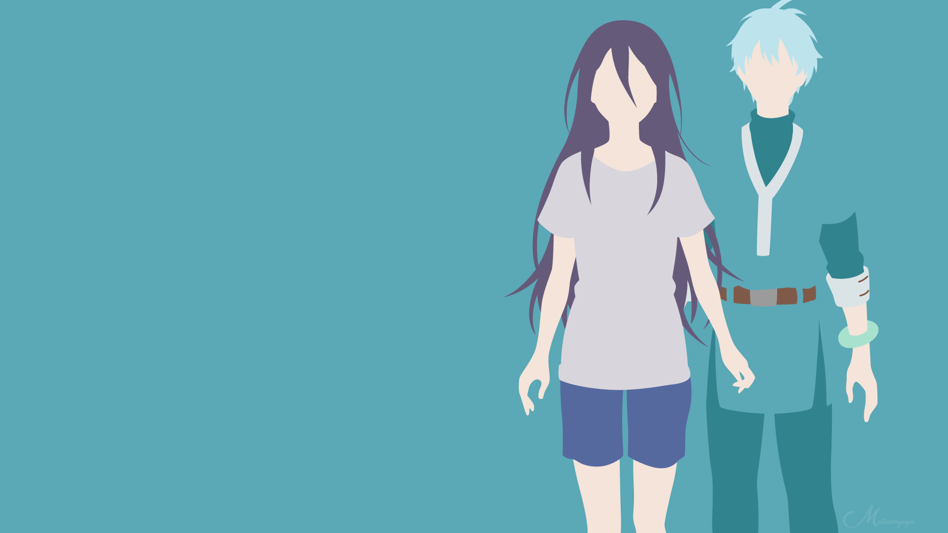 Download Morioka Moriko Hayashi (Recovery Of An MMO Junkie) Anime Recovery Of An MMO Junkie HD Wallpaper by matsumayu