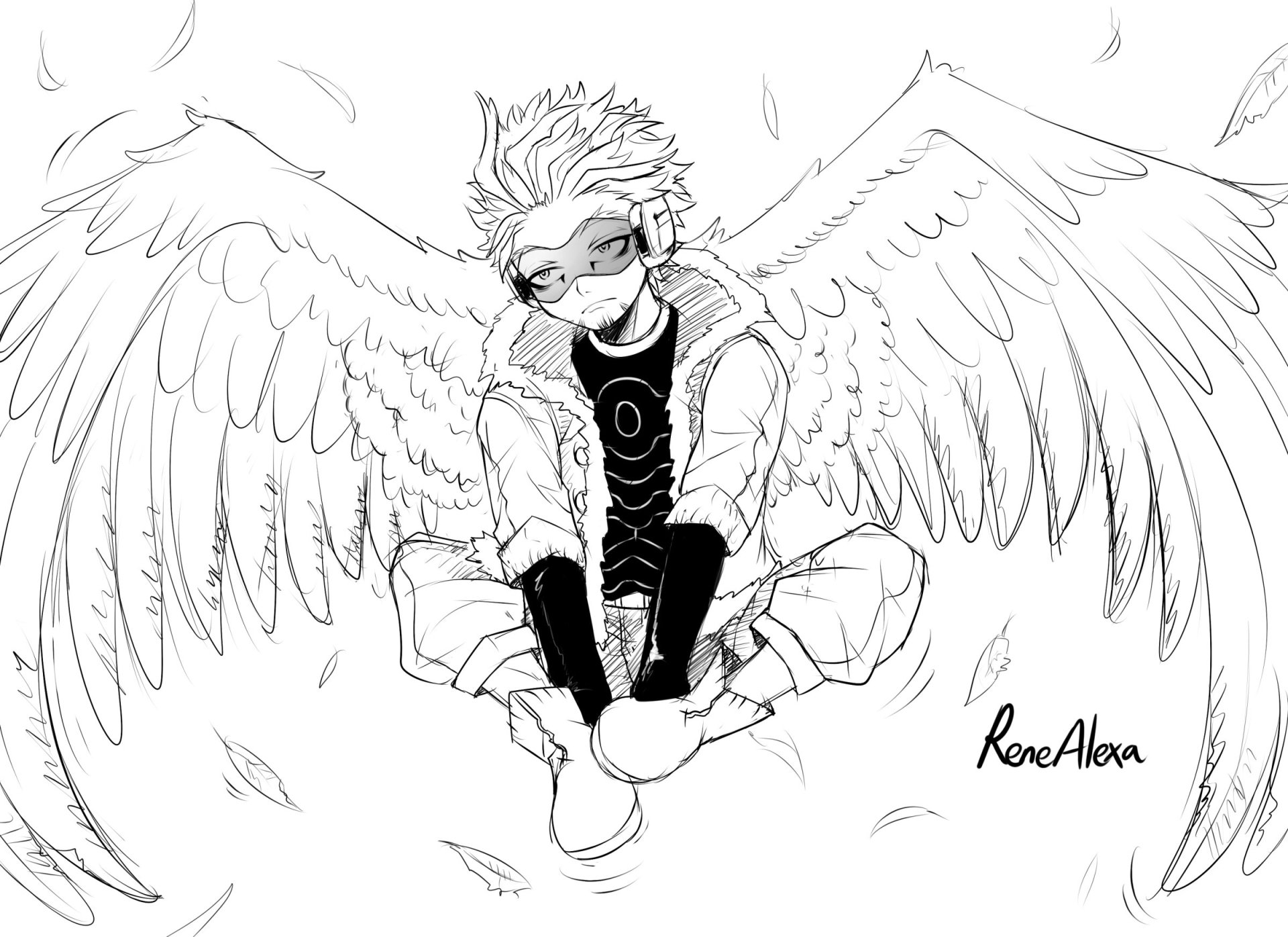 Download Keigo Takami Hawks (Boku No Hero Academia) Anime My Hero Academia HD Wallpaper by Rene Alexa