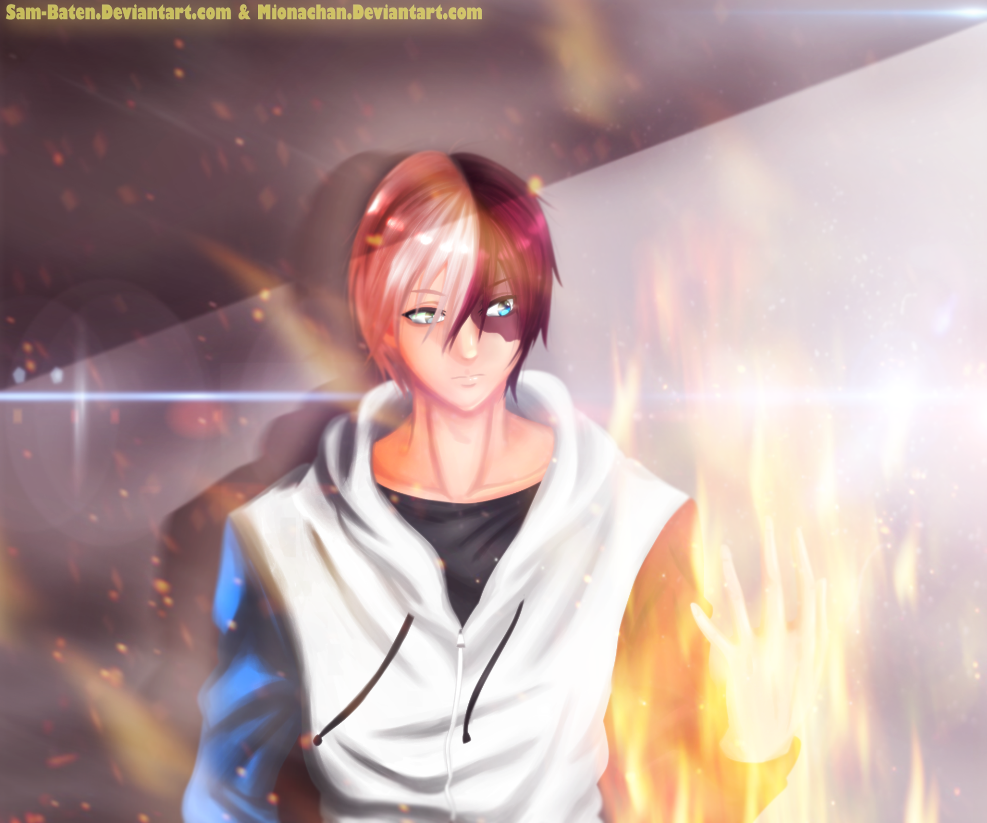 Download Shoto Todoroki Anime My Hero Academia HD Wallpaper by SAM