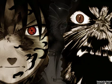 HD desktop wallpaper featuring anime characters Naruto Uzumaki and Sasuke Uchiha with intense expressions. Tagged with Naruto Uzumaki, Sasuke Uchiha, Anime, Naruto.