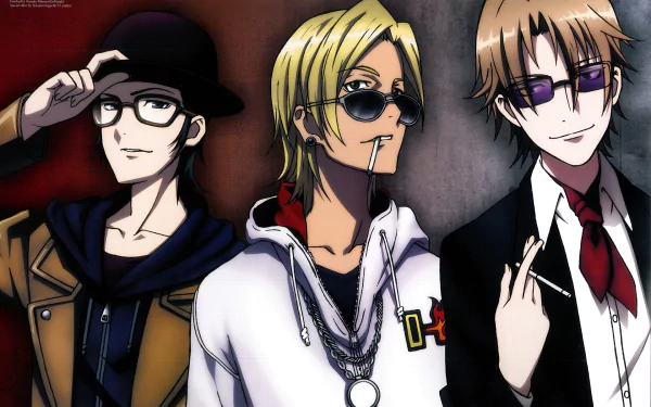 Izumo Kusanagi Rikio Kamamoto Masaomi Dewa Anime K Project HD Desktop Wallpaper | Background Image