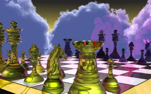 Game Chess Chess Board 3D HD Wallpaper | Background Image