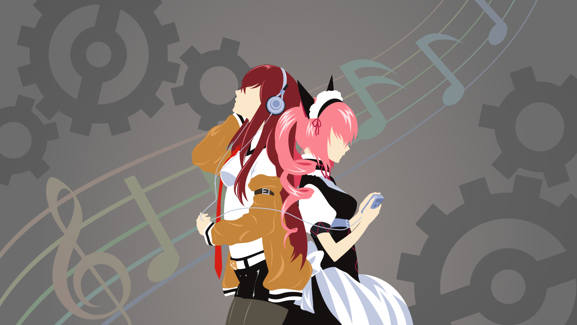 Download Kurisu Makise Faris Nyannyan Anime Steins;Gate HD Wallpaper by Carionto