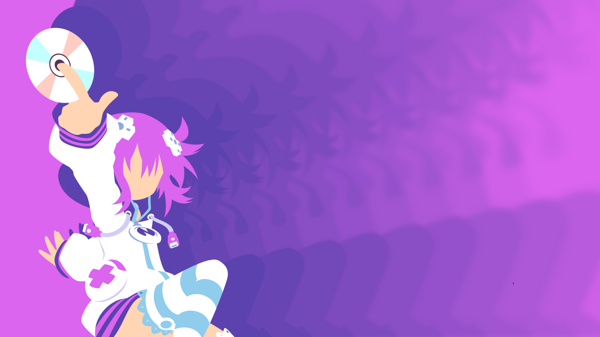 Download Neptune (Hyperdimension Neptunia) Video Game Hyperdimension Neptunia HD Wallpaper by Carionto