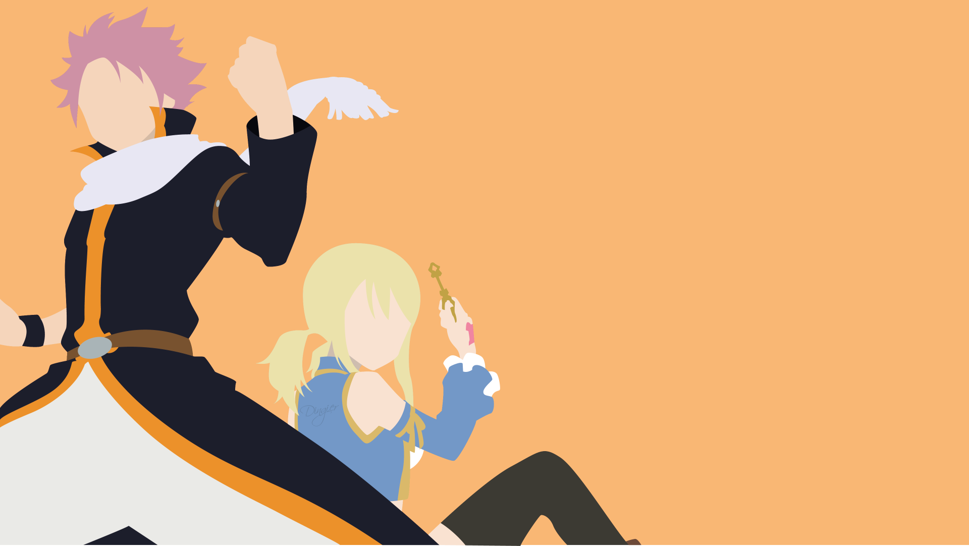 Download Natsu Dragneel Lucy Heartfilia Anime Fairy Tail 4k Ultra HD Wallpaper by Linnea Eveliina