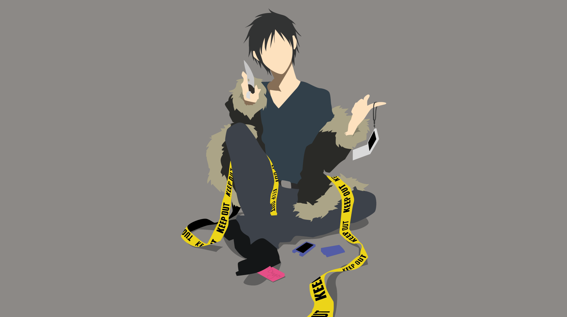 Download Izaya Orihara Anime Durarara!! HD Wallpaper by Linnea Eveliina