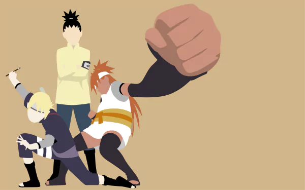 Chōchō Akimichi Inojin Yamanaka Shikadai Nara Anime Boruto HD Desktop Wallpaper | Background Image