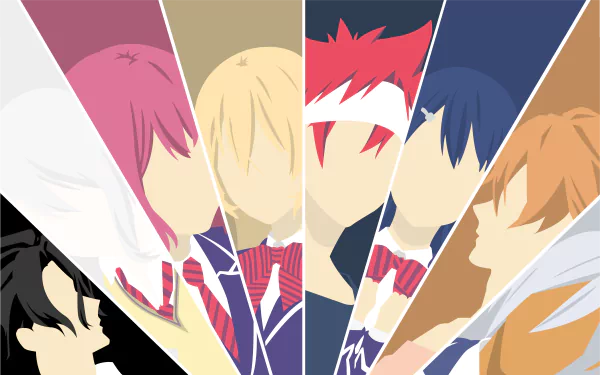 Satoshi Isshiki Ryō Kurokiba Akira Hayama Megumi Tadokoro Hisako Arato Alice Nakiri Erina Nakiri Sōma Yukihira Anime Food Wars: Shokugeki no Soma HD Desktop Wallpaper | Background Image