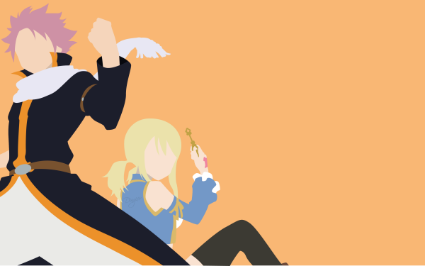 Anime Fairy Tail Lucy Heartfilia Natsu Dragneel HD Wallpaper | Background Image
