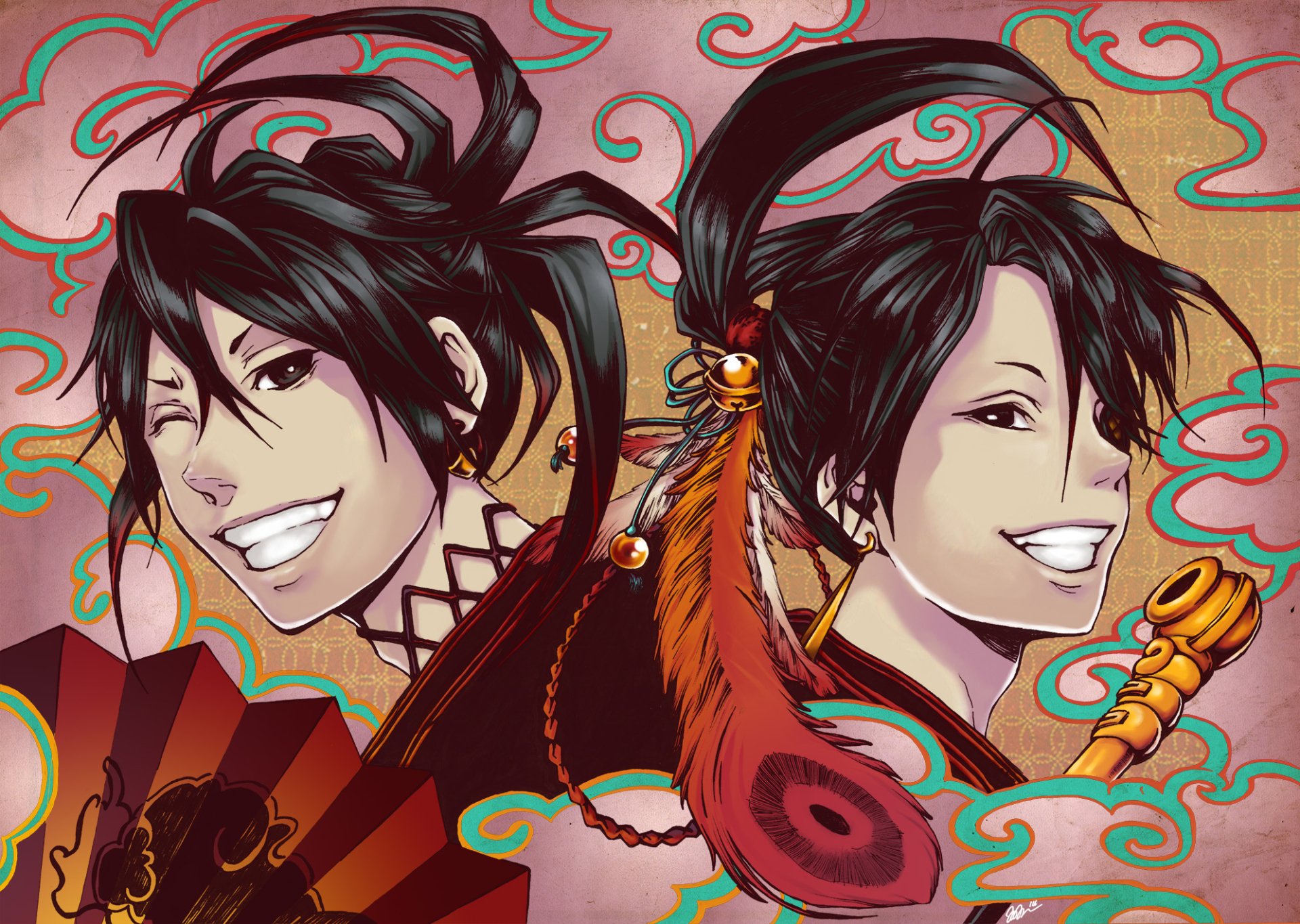 Download Tenka Kumo Anime Donten Ni Warau HD Wallpaper