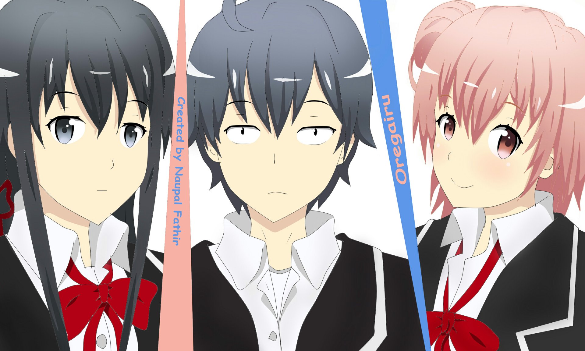 Download Yukino Yukinoshita Yui Yuigahama Hachiman Hikigaya Anime My Teen Romantic Comedy SNAFU HD Wallpaper by ナウパル