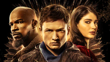 Eve Hewson Taron Egerton Jamie Foxx movie Robin Hood (2018) HD Desktop Wallpaper | Background Image