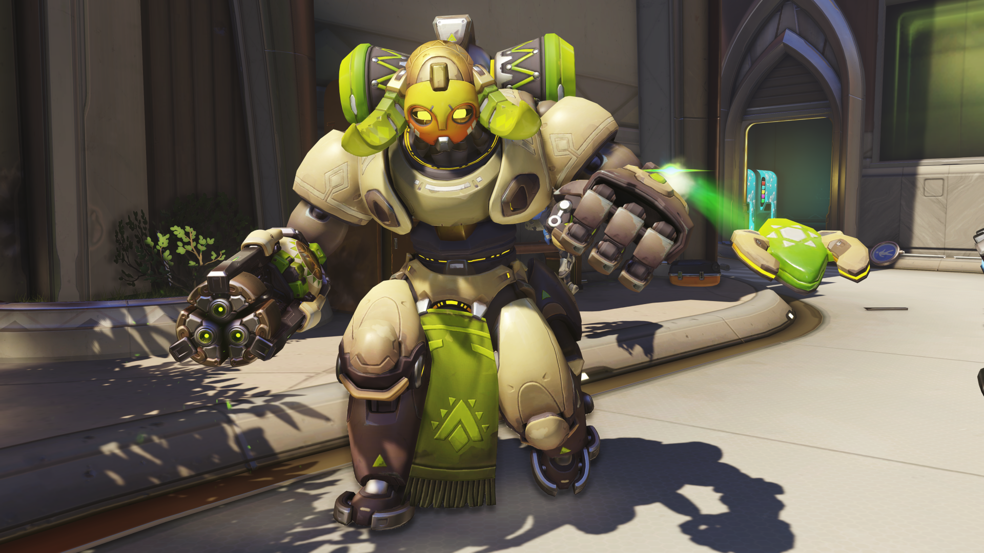 Download Orisa (Overwatch) Video Game Overwatch 4k Ultra HD Wallpaper