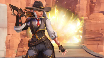Ashe (Overwatch) video game Overwatch HD Desktop Wallpaper | Background Image