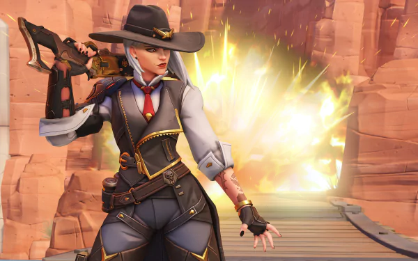 Ashe (Overwatch) video game Overwatch HD Desktop Wallpaper | Background Image