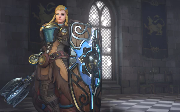 Brigitte (Overwatch) video game Overwatch HD Desktop Wallpaper | Background Image