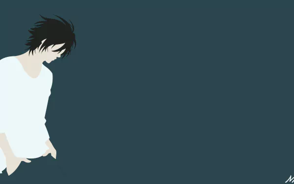 L (Death Note) Anime Death Note HD Desktop Wallpaper | Background Image