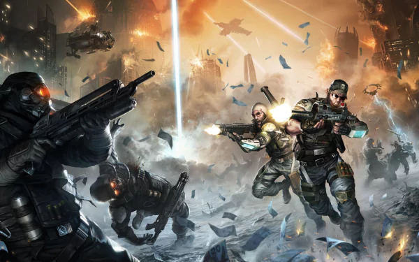 weapon warrior battle video game killzone 2 HD Desktop Wallpaper | Background Image