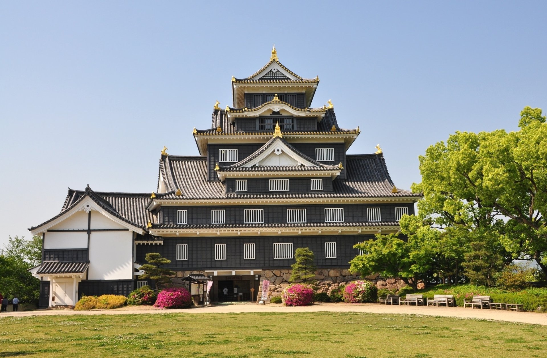 Download Man Made Okayama Castle HD Wallpaper