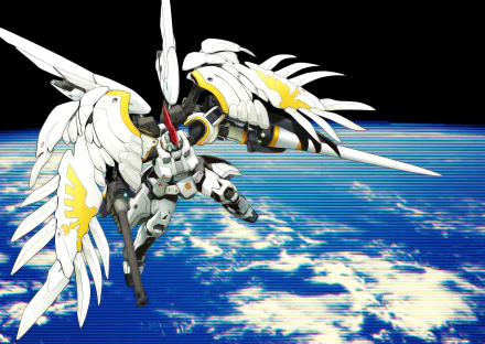 Anime Mobile Suit Gundam Wing HD Desktop Wallpaper | Background Image
