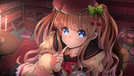 Chieri Kakyoin Anime Virtual Youtuber HD Desktop Wallpaper | Background Image