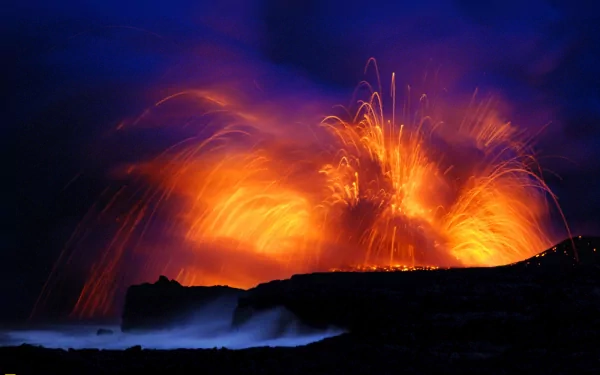 nature volcano HD Desktop Wallpaper | Background Image