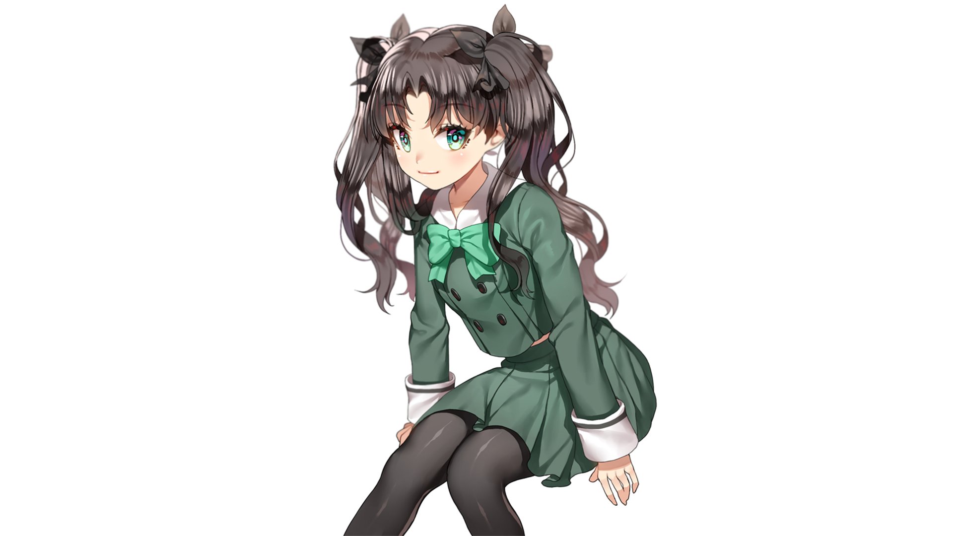 Rin Tohsaka HD Wallpaper – Stunning Fate/Zero Anime Art