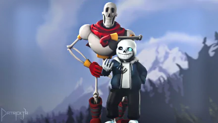 Papyrus (Undertale) Sans (Undertale) video game Undertale HD Desktop Wallpaper | Background Image