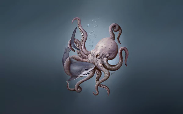 Animal octopus HD Desktop Wallpaper | Background Image