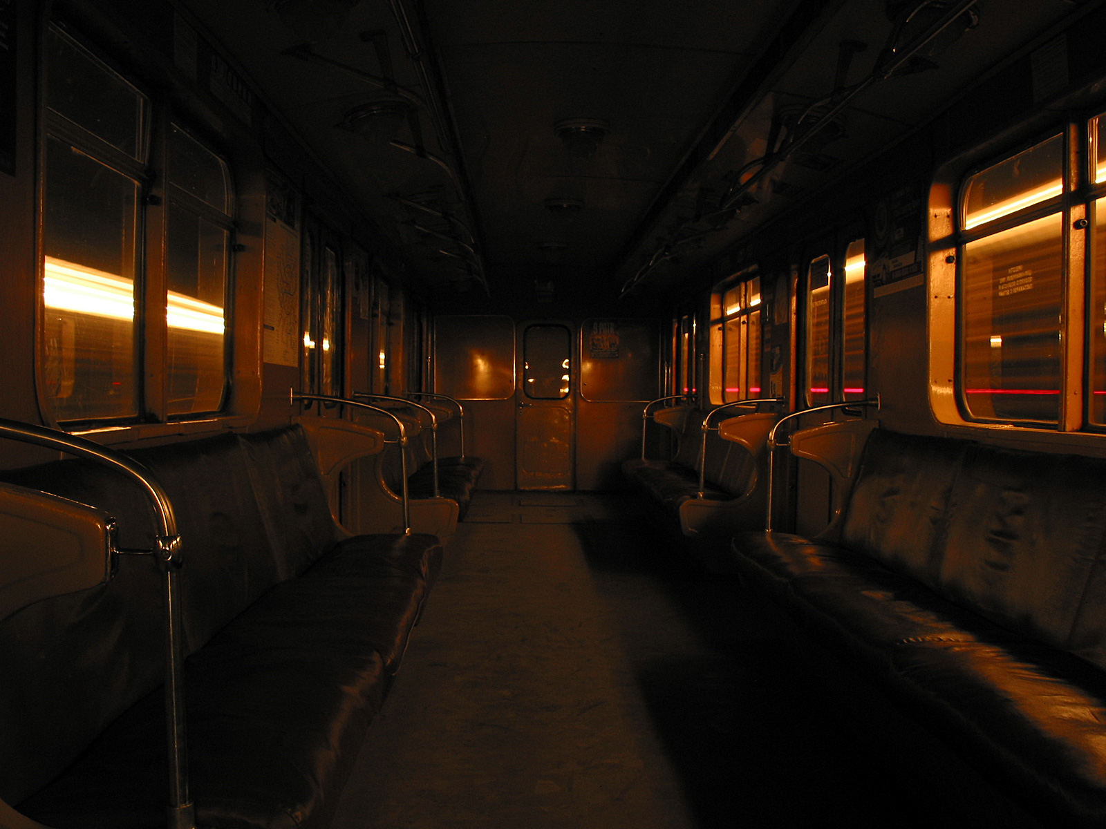 Wallpaper ID: 271680 / view of a long empty subway train interior in  toronto, _empty subway train toronto 4k wallpaper free download