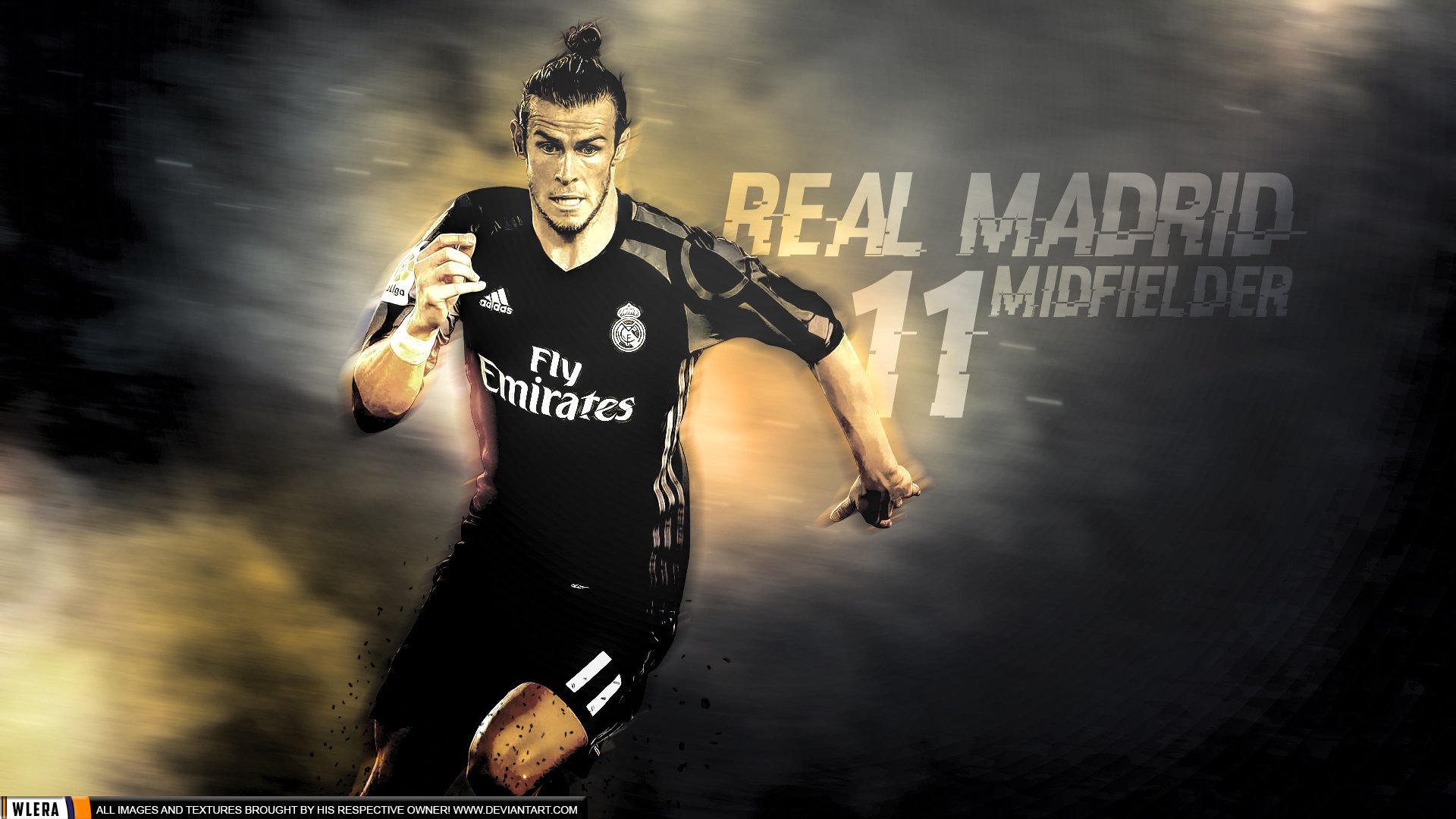 Real Madrid Midfielder, number 11 BALE - Gareth Frank Gareth Bale