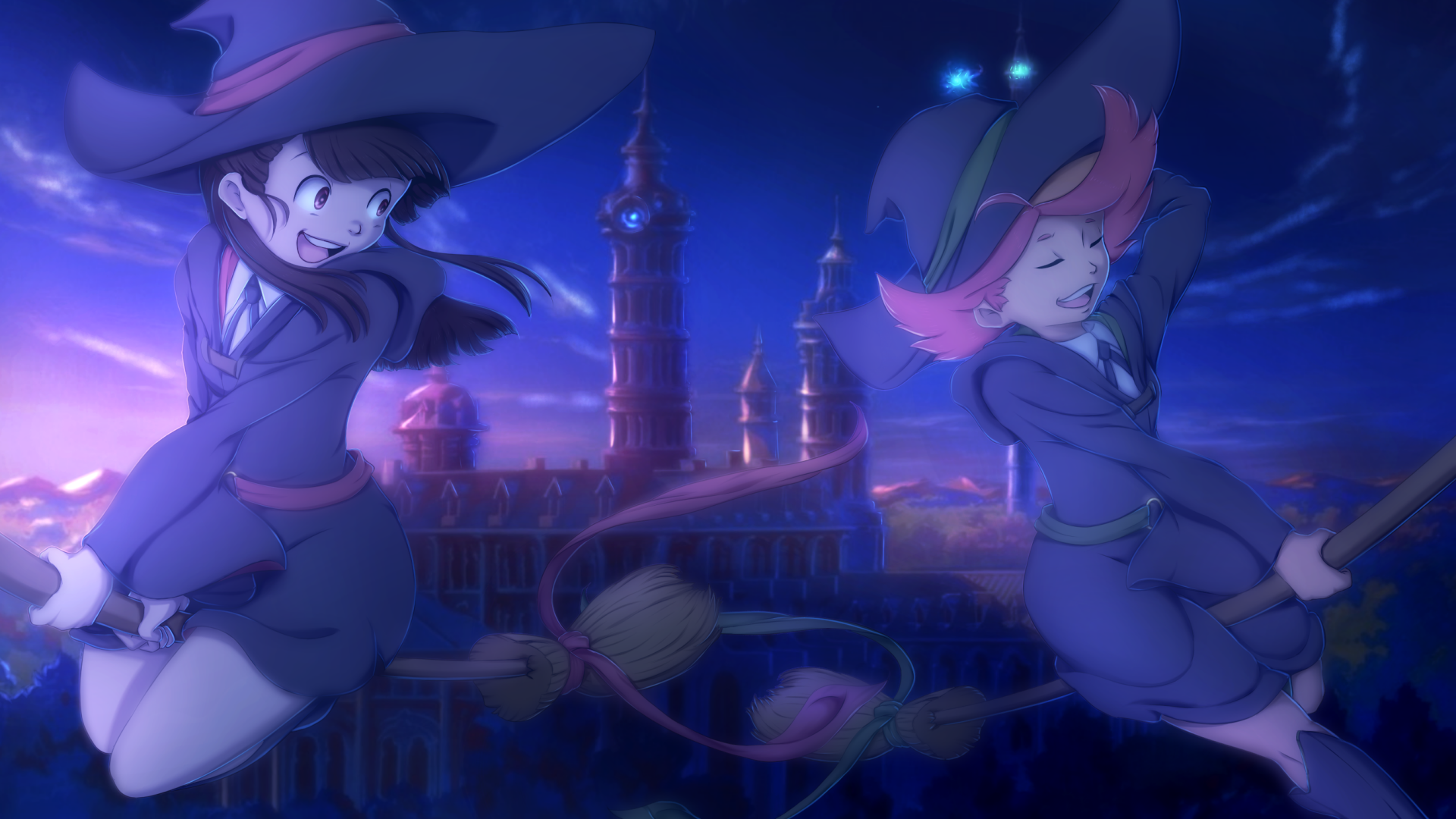 Download Amanda O'Neill Akko Kagari Anime Little Witch Academia HD Wallpaper by Gabriel Pereira
