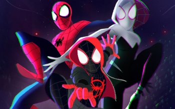 Spiderman Into The Spider Verse Animated Movie Wallpaper Hd 30894