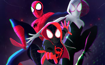 Spider-Verse Trio HD Wallpaper: Gwen, Peter, Miles