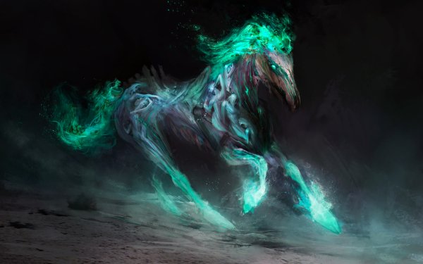 Fantasy Horse Fantasy Animals HD Wallpaper | Background Image