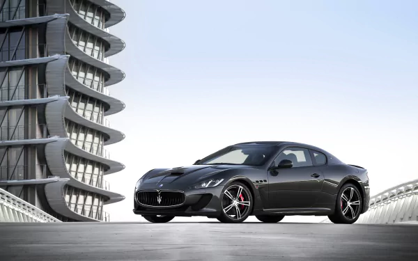 grand tourer black car car Maserati vehicle Maserati GranTurismo HD Desktop Wallpaper | Background Image