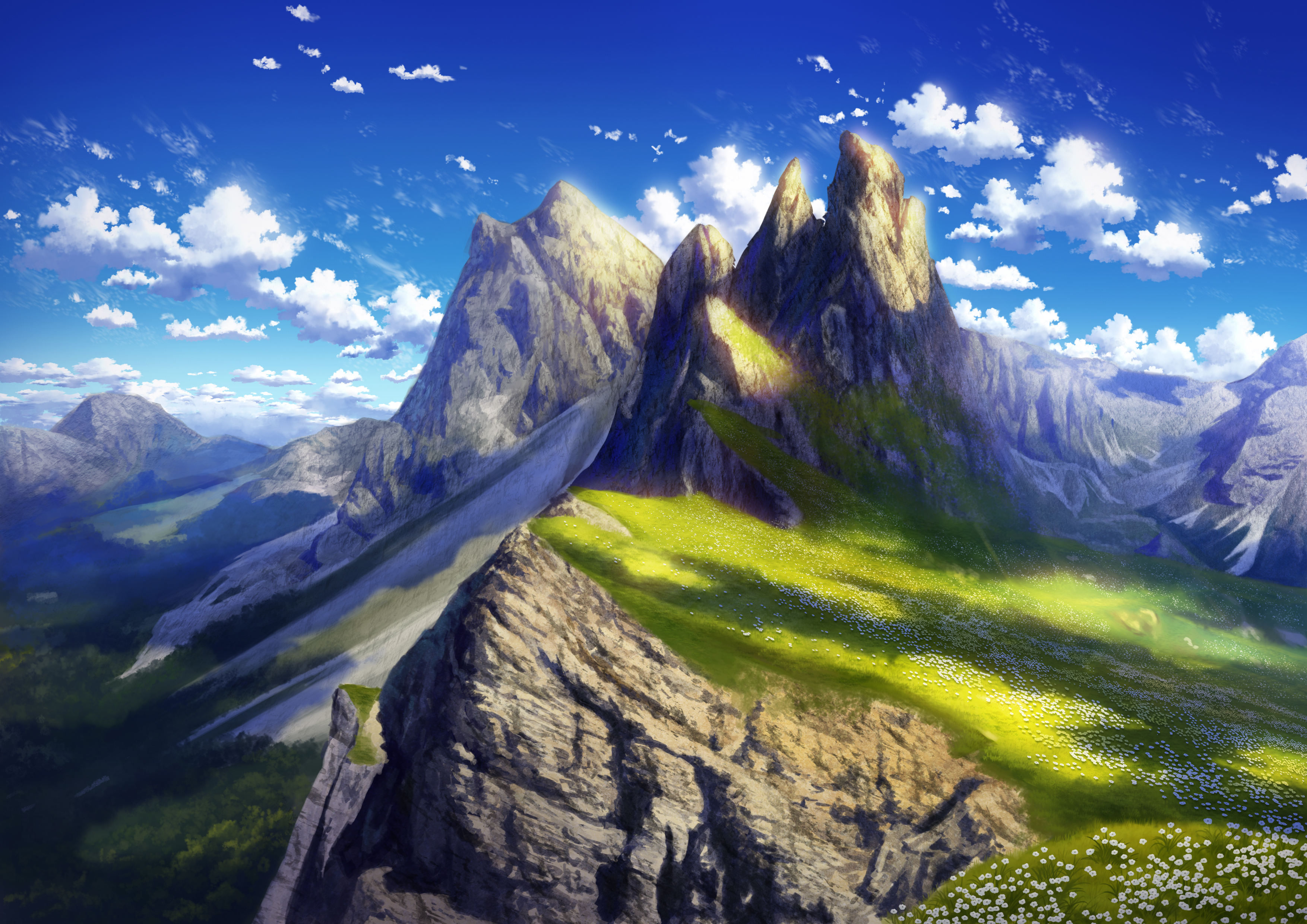 Mountains Retreat Minimal Beautiful In Resolution. Scenery , Anime scenery  , Landscape HD wallpaper | Pxfuel