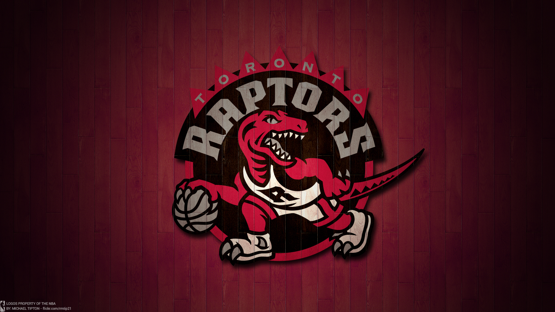 Toronto Raptors Logo by Michael Tipton