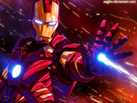 Comic Iron Man HD Desktop Wallpaper | Background Image