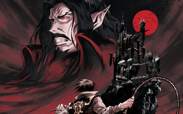 Dracula (Castlevania) Trevor Belmont Anime Castlevania HD Desktop Wallpaper | Background Image