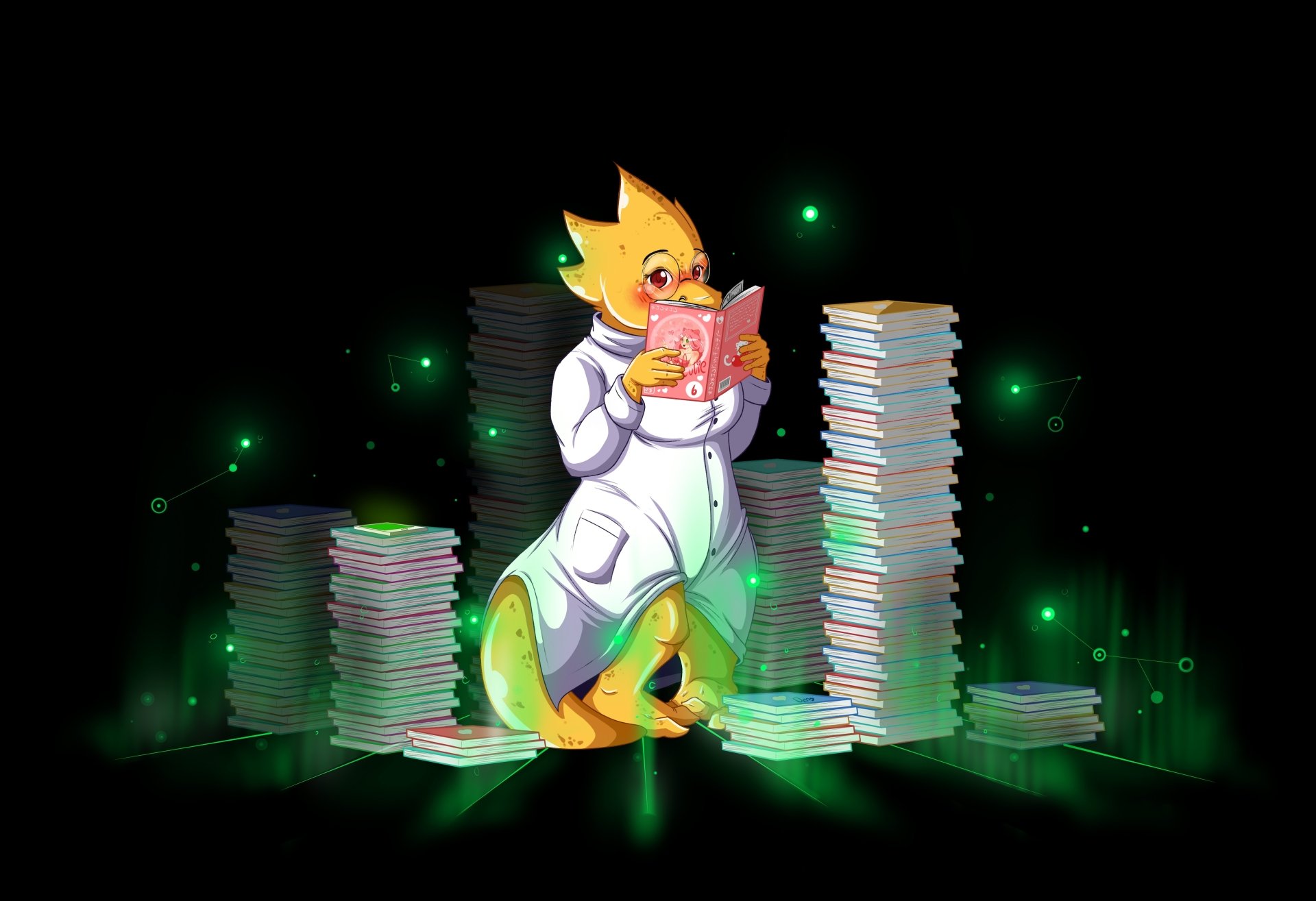 Download Alphys (Undertale) Video Game Undertale 4k Ultra HD Wallpaper ...