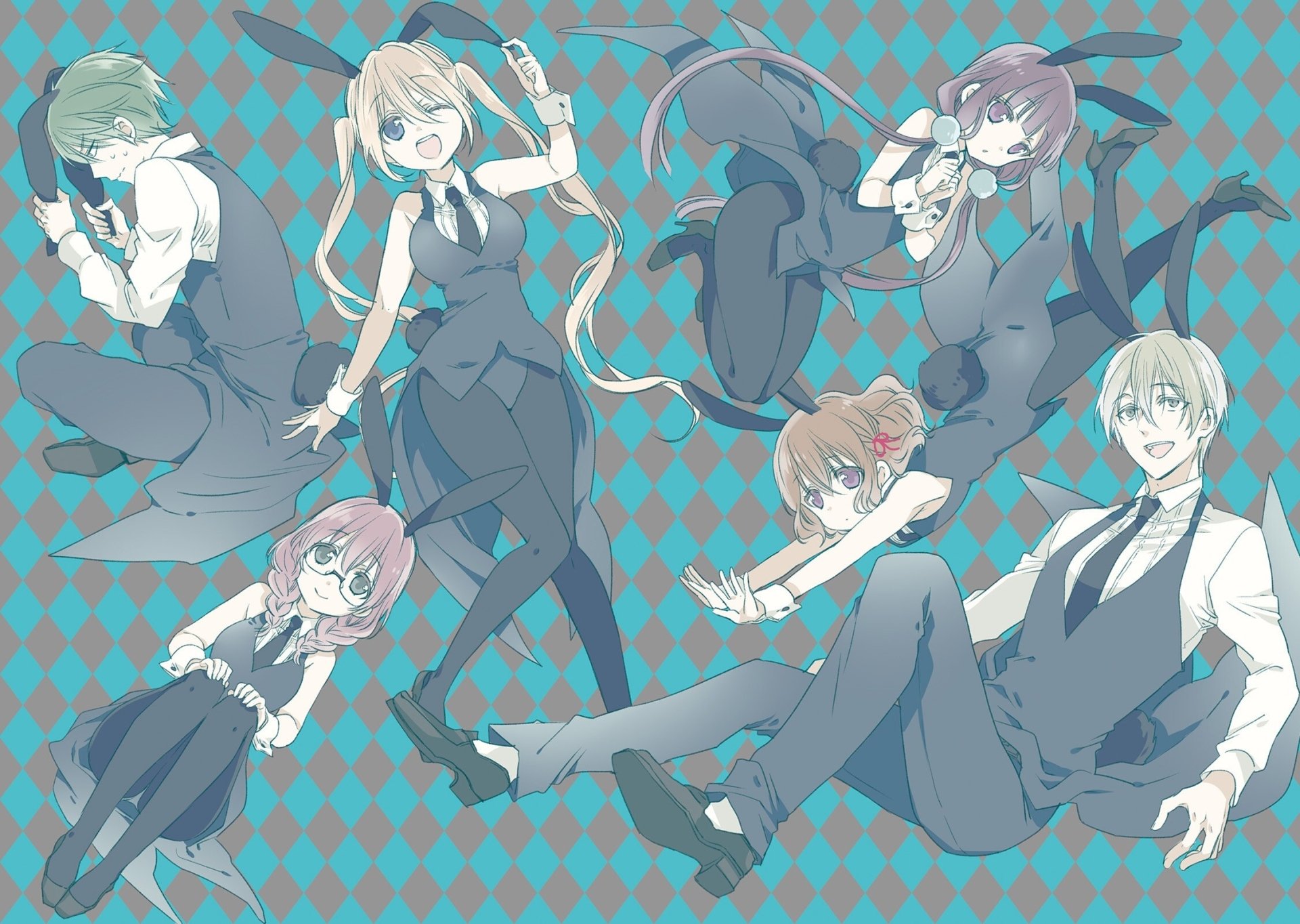 Download Kouyou Akizuki Dino (Blend S) Miu Amano Kaho Hinata Mafuyu Hoshikawa Maika Sakuranomiya Anime Blend S HD Wallpaper by JZjuarez