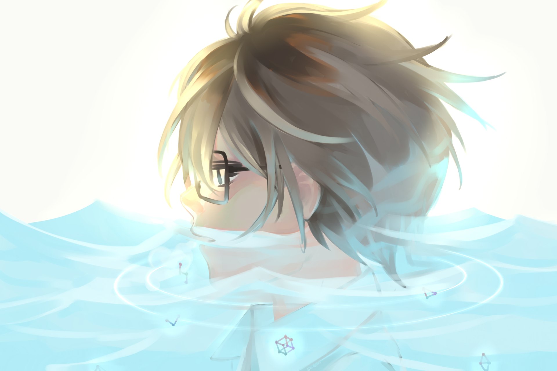 Download Glasses Rei Kiriyama Anime March Comes In Like A Lion HD Wallpaper by sougen塔塔塔