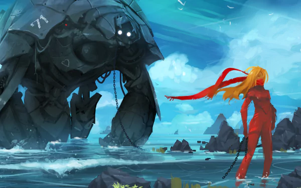 chain Sci Fi robot HD Desktop Wallpaper | Background Image