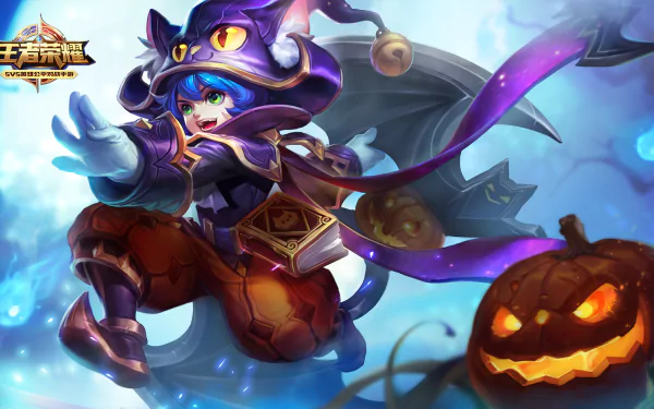 video game King of Glory Halloween Gaming HD Desktop Wallpaper | Background Image