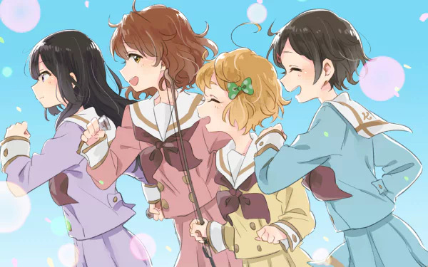 Hazuki Katou Reina Kousaka Kumiko Oumae Anime Sound! Euphonium HD Desktop Wallpaper | Background Image