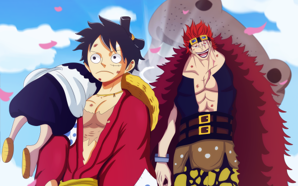 Anime One Piece Monkey D. Luffy Eustass Kid HD Wallpaper | Background Image